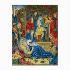 Nativity Scene 23 Canvas Print