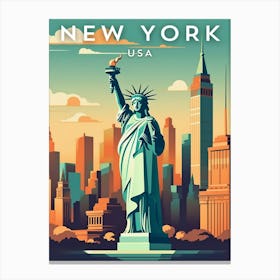 New York Travel 2 Canvas Print