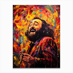 Pavarotti (2) Canvas Print