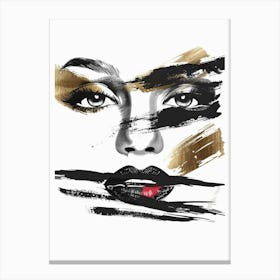 Black And Gold Canvas Print 6 Canvas Print