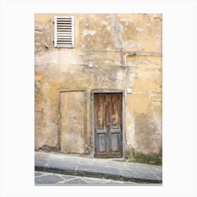 Doorway In Tuscany Canvas Print