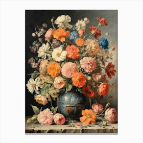 Default Flowers In A Vase Paulus Theodorus Van Brussel Art Pri 0 Canvas Print