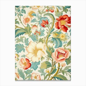 Floral Wallpaper 170 Canvas Print