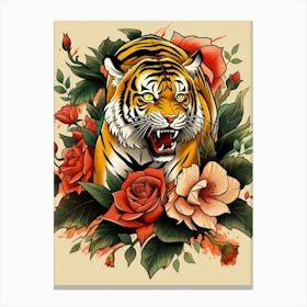 Tiger Tattoo Canvas Print