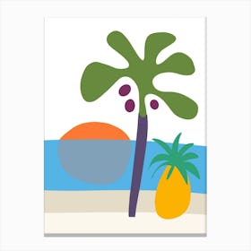 Tropical Vacation Canvas Print