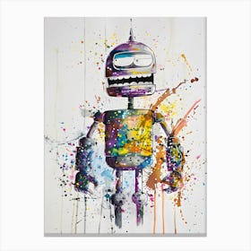 Bender Of Futurama Canvas Print