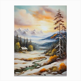 Winter Landscape 44 Canvas Print