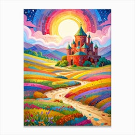 Castle In The Sky 4 Canvas Print