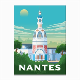 Nantes Tour Lu Canvas Print