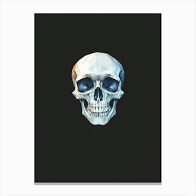 Painted Skull Canvas Print