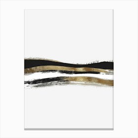 Gold And Black Canvas Print 64 Canvas Print