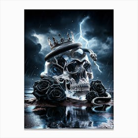 Luxury Skull Enigma 2 Canvas Print
