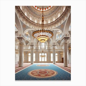 Sleymaniye Mosque Pixel Art 3 Canvas Print