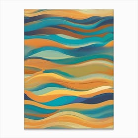 Abstract Wave Pattern 1 Canvas Print