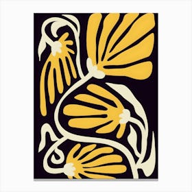 Henri Matisse Yellow And White Flowers Canvas Print