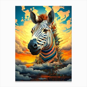 Zebra 1 Canvas Print