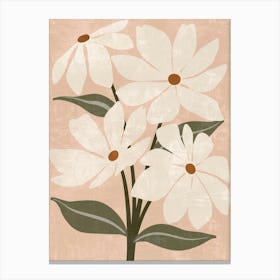 White Daisies Canvas Print