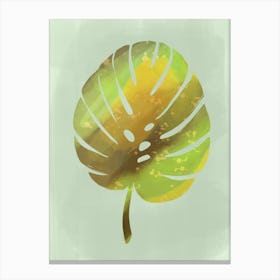 Yellow Plant Canvas Print