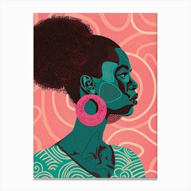 Afro-American Woman 32 Canvas Print