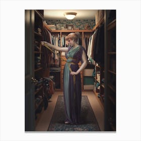 Goddess of closet Canvas Print