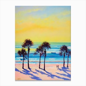 Cottesloe Beach, Australia Bright Abstract Canvas Print