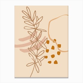 Illustration Of A Plant 1 Canvas Print