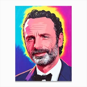 Andrew Lincoln Pop Movies Art Movies Canvas Print