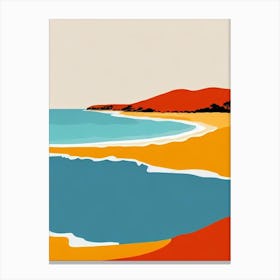 Blueys Beach Australia Midcentury Canvas Print