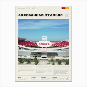 Kansas City - Arrowhead Stadium Canvas Print