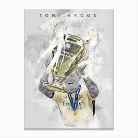 Toni Kroos Drawing Sketch Canvas Print