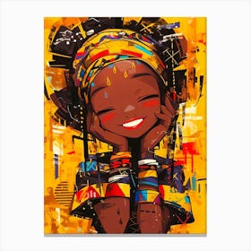 African Girl 2 Canvas Print