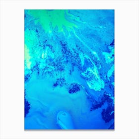 Blue Water - Blue Water Stock Videos & Royalty-Free Footage Canvas Print