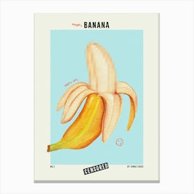 Naughty Banana Canvas Print