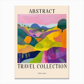 Abstract Travel Collection Poster Timor Leste 2 Canvas Print