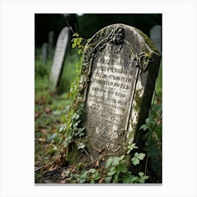 Graveyard 1 Canvas Print