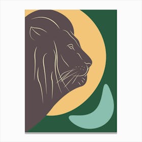 Lion'S Head Canvas Print