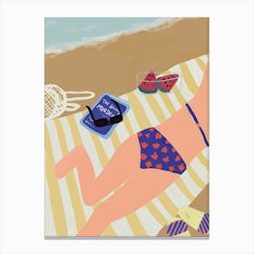 Beach Bum Canvas Print