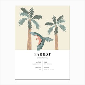 Parrot - Jungle Fact Canvas Print