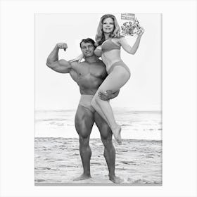 Arnold Schwarzenegger Bodybuilding 1 Canvas Print