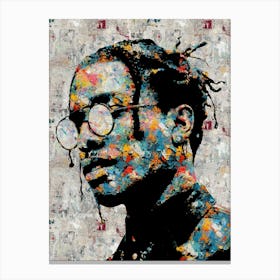 Asap Rocky Abstract Canvas Print