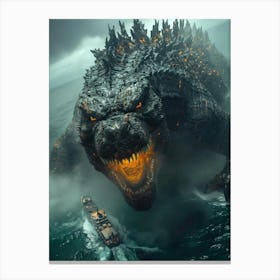 Godzilla 3 Canvas Print