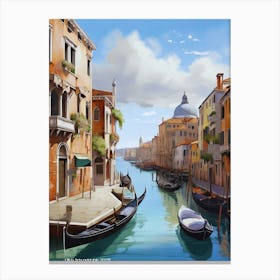 Venice Canal..3 Canvas Print