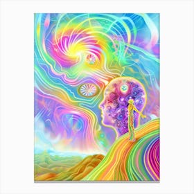 Psychedelic Painting 4 Canvas Print