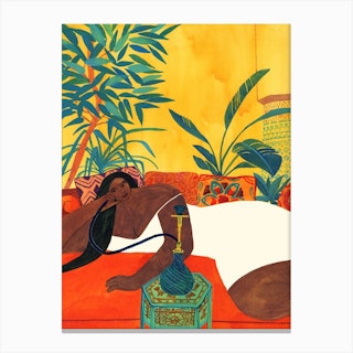 Yellow Morocco Canvas Print
