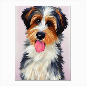 Coton De Tulear 5 Watercolour dog Canvas Print