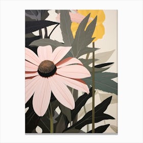 Flower Illustration Black Eyed Susan 1 Canvas Print