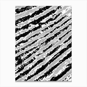 Black And White Pattern 1 Canvas Print