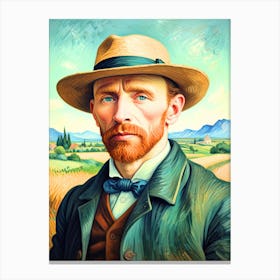 Portrait Of Van Gogh Canvas Print