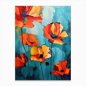 Poppies 19 Canvas Print