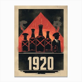 Aihrgdesign A Vintage Poster Symbolizing The Beginning Of Pro 9a9e303a A588 4f8a 8f48 D094bd6b845b 0 Toile